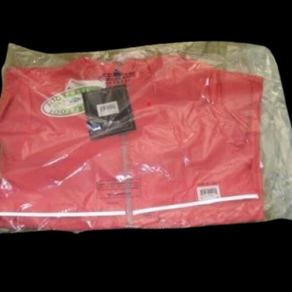 Charles River Apparel Women's Englander Waterproof Raincoat Jacket Coral Reflect - Picture 5 of 6